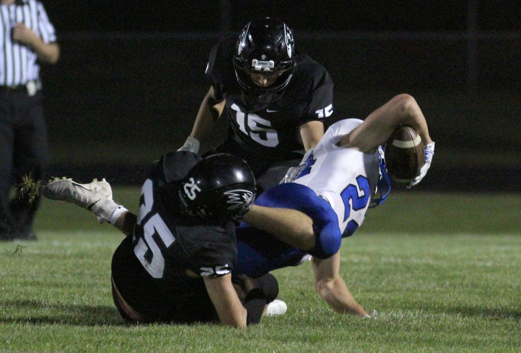 Saint Croix Falls at Bloomer football 8-23-19